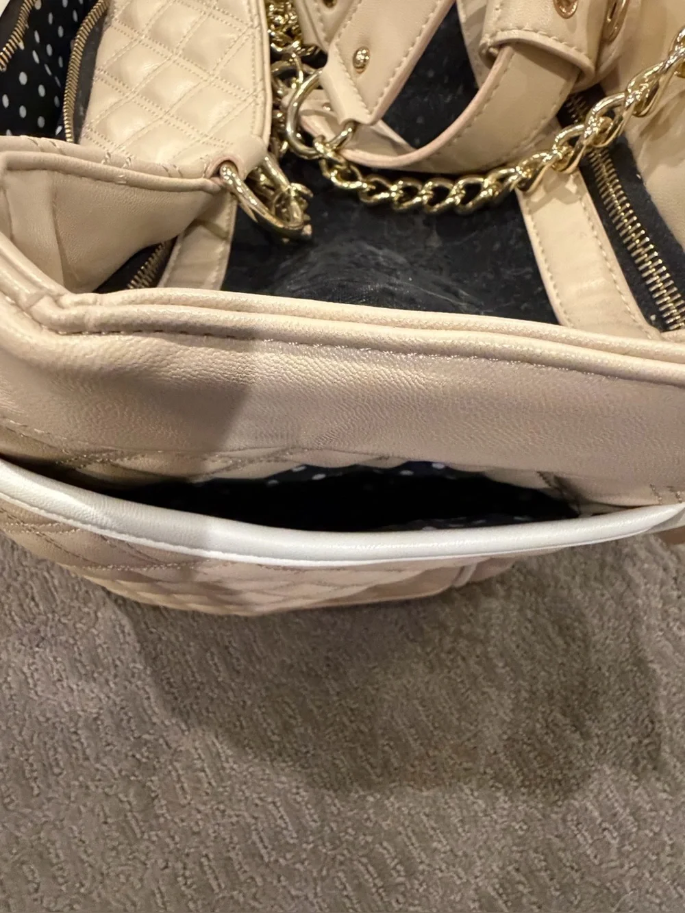 Small couture dog carrier